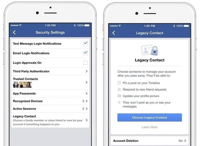Facebook вводит возможность завещать аккаунт 