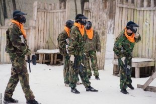 Фотоотчет с чемпионата по пейнтболу. Журнал «Выбирай» и радио Maximum