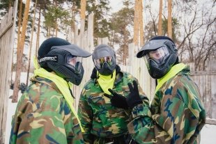 Фотоотчет с чемпионата по пейнтболу. Журнал «Выбирай» и радио Maximum