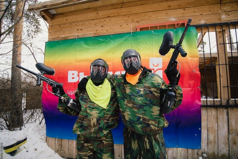 Фотоотчет с чемпионата по пейнтболу. Журнал «Выбирай» и радио Maximum
