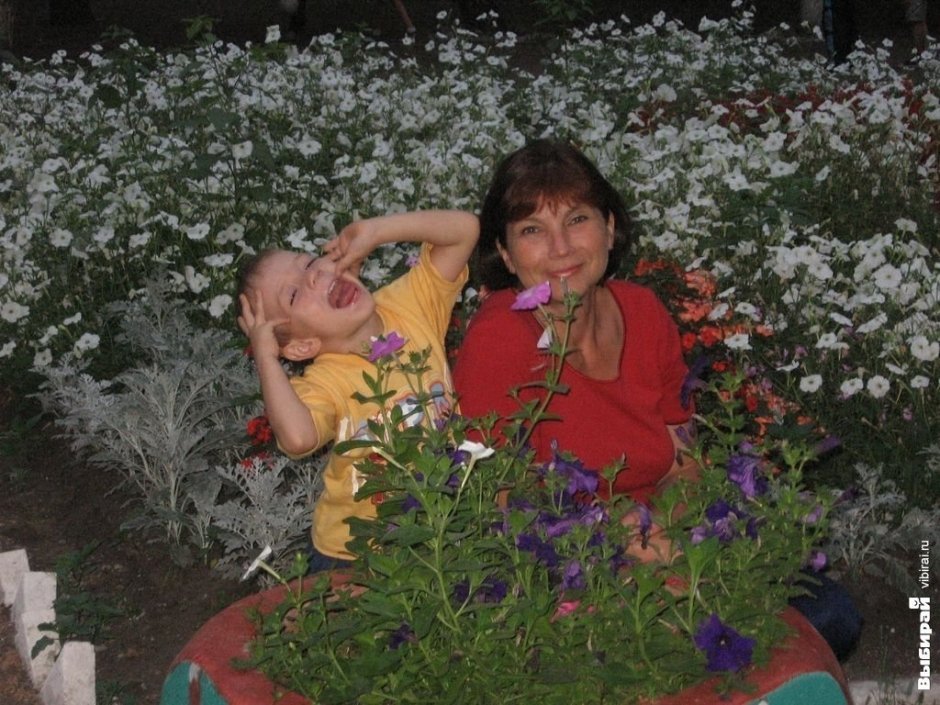Светлана Николаевна с внуком