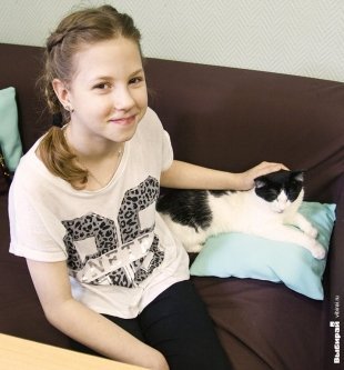 Ангелина, 12 лет: «Кошка Анжела из игры. Красивая и веселая».