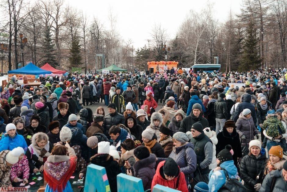 Яркая масленица в горсаду им. Пушкина