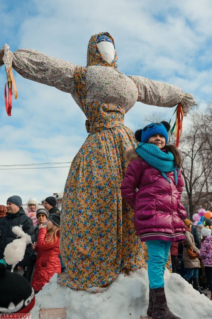 Яркая масленица в горсаду им. Пушкина