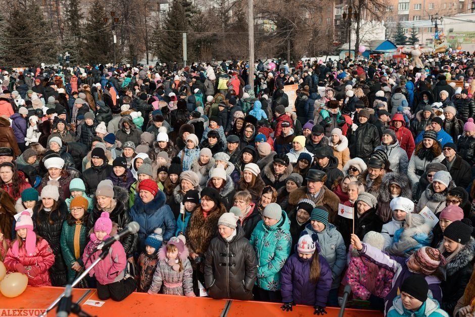 Яркая масленица в горсаду им. Пушкина