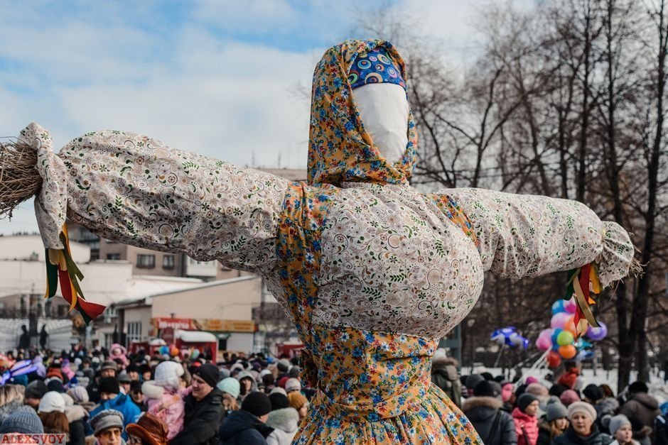 Яркая масленица в горсаду им. Пушкина