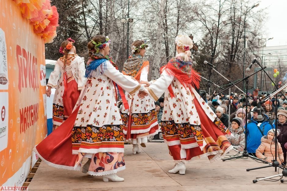 Яркая масленица в горсаду им. Пушкина