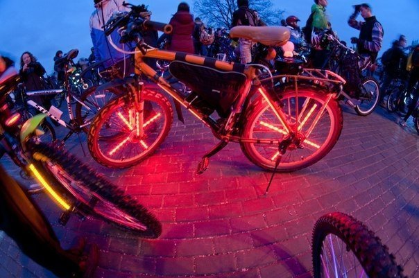 Час Земли осветят велосипеды