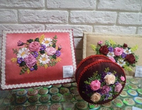 Шкатулка-вышивка Embroidery box 