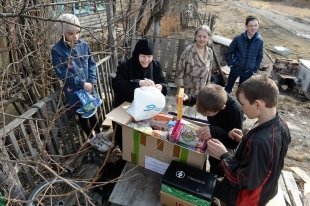 Пасхальная акция Ново-Тихвинского женского монастыря Екатеринбурга