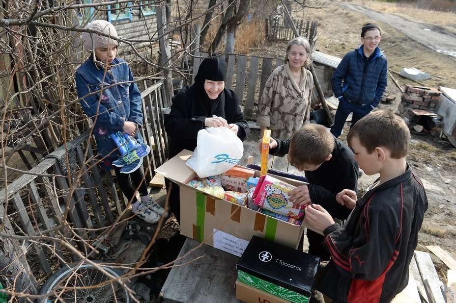 Пасхальная акция Ново-Тихвинского женского монастыря Екатеринбурга