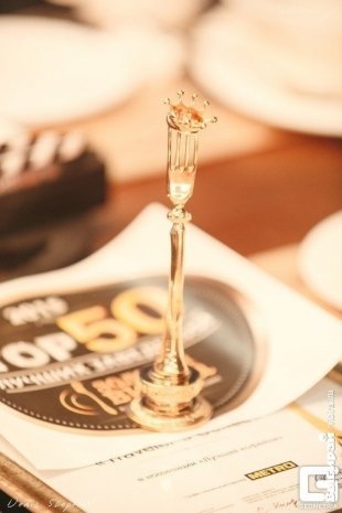 Церемония вручения премии «Золотая Вилка 2015» в мюзик-пабе «Чаплин»