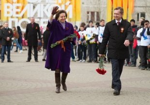 Сургутяне отметили 70 лет со дня Великой Победы