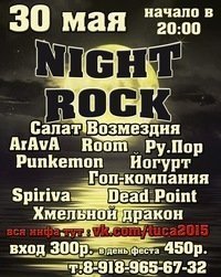 30 мая в Кудепсте пройдет ночной фестиваль Night Rock