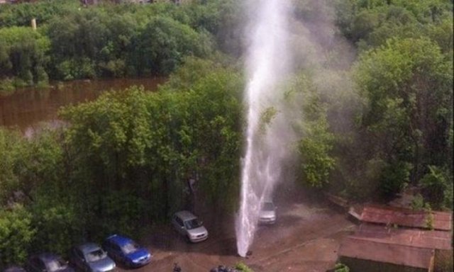 Второй гейзер в нашем городе