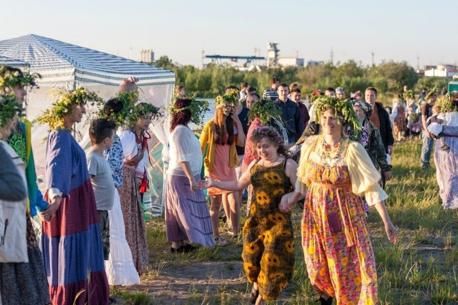 Сургутяне отметили традиционный русский народный праздник  - «Купало»