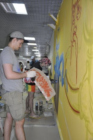 Окружной фестиваль граффити "Гаражи 2015"