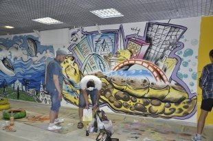 Окружной фестиваль граффити "Гаражи 2015"