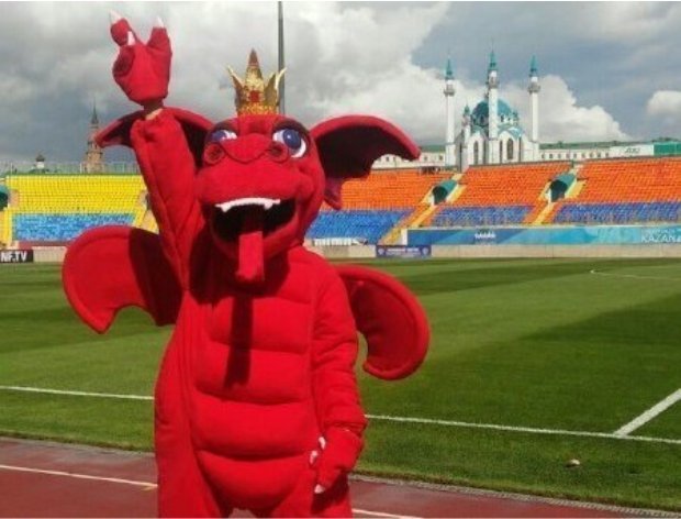 У ФК «Рубин» появился талисман – дракон