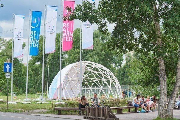6 августа на острове Татышев откроют шатер Красноярской Универсиады
