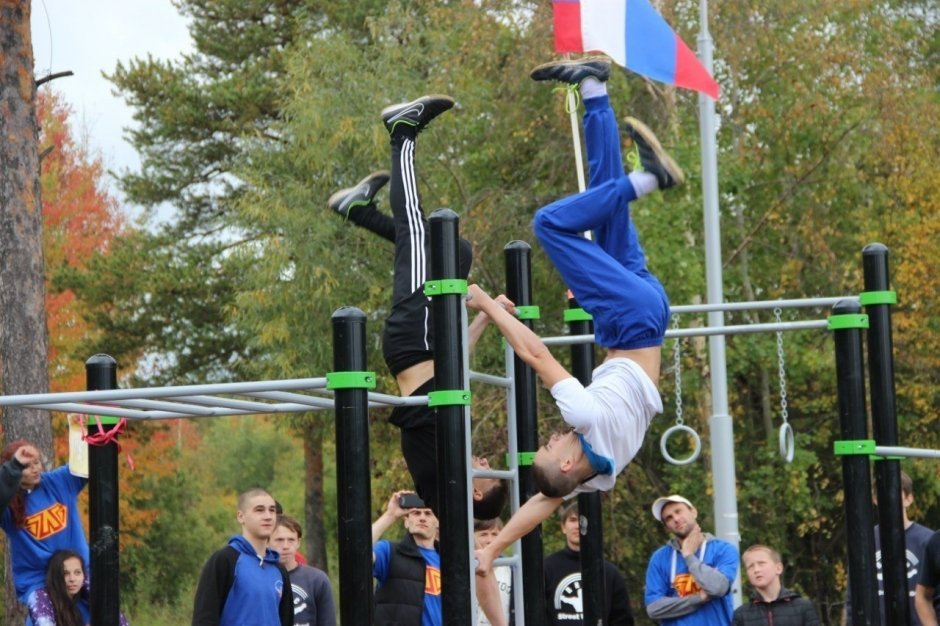 Открыта новая площадка для занятия Street Workout