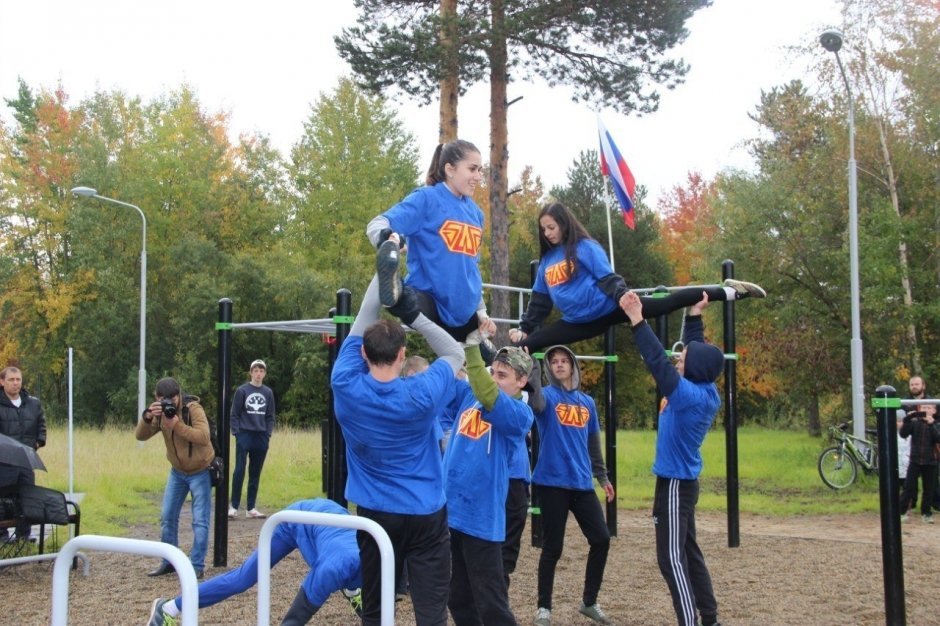 Открыта новая площадка для занятия Street Workout