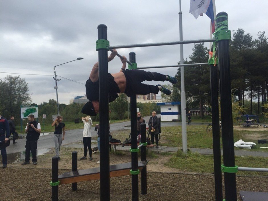 Открыта новая площадка для занятия Street Workout