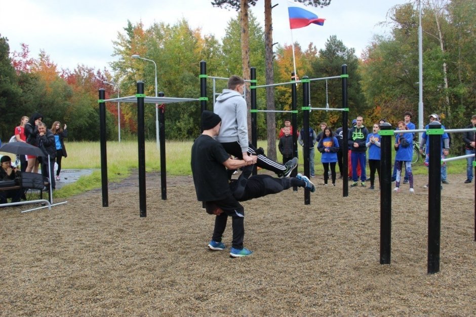 Открыта новая площадка для занятия Street Workout