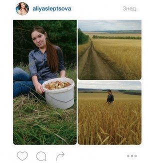 Алия, 25 лет, специалист отдела маркетинга: «Маслята, собирали  в Ужурском районе»