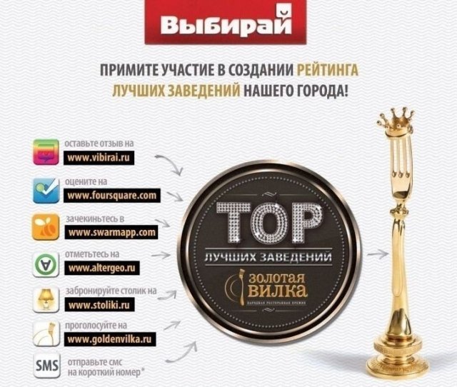 В Воронеже открылось голосование за лучший ресторан